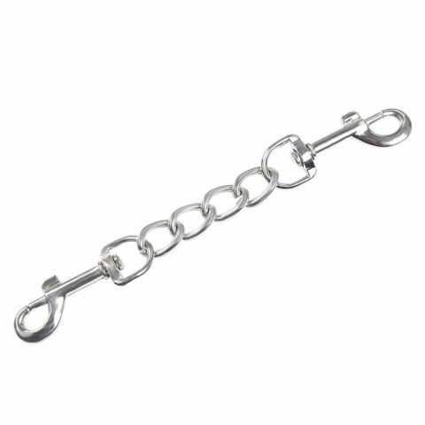 OHMAMA Czerwone kajdanki z regulowanym zapięciem i metalowym łańcuchem OHMAMA