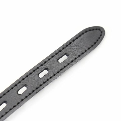 OHMAMA Fetish - silikonowy knebel kulkowy z paskiem i kłodką, regulowany OHMAMA