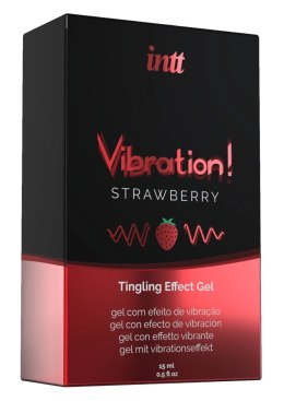 INTT Tingling Gel Strawberry 15ml - żel intymny z efektem pulsującym Intt
