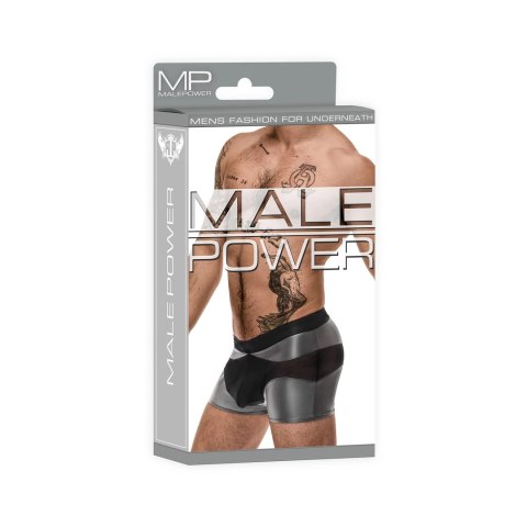 Male Power Iron Clad szorty męskie L czarne z siateczną kieszenią Male Power