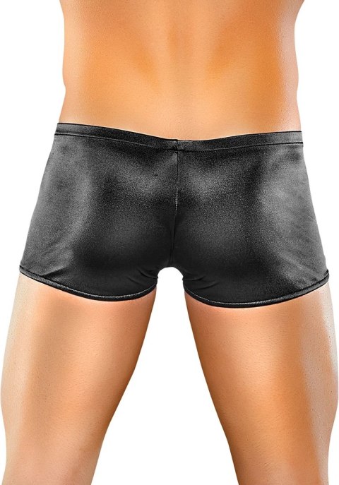 Male Power Satin Spandex Lo Rise szorty męskie czarne M wygodne Male Power