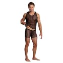 Male Power Stretch Net Tank Top L/XL czarny siateczkowy Male Power