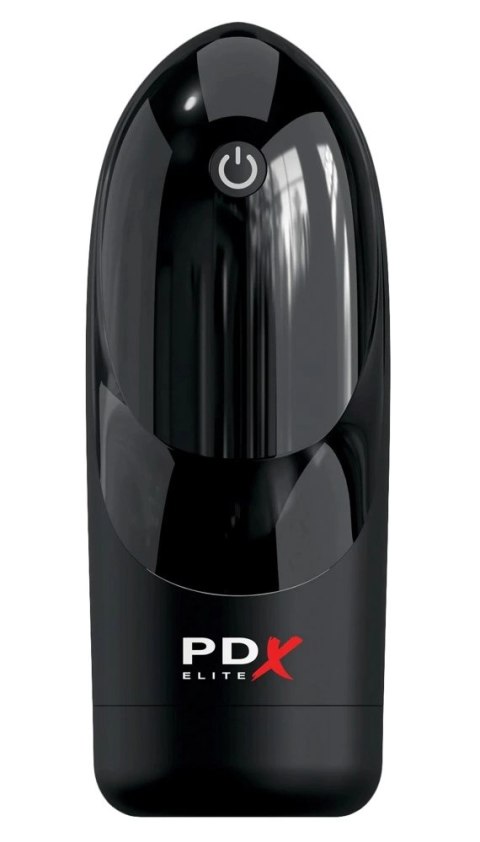 PDX Elite Hydrogasm Frosted Black - zaawansowana maszyna intymna, wodoodporna PDX