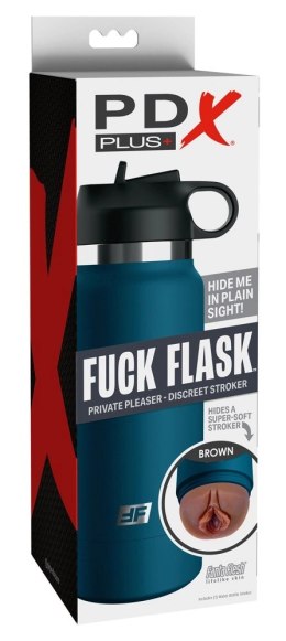 PDX Plus Private Flask - Dyskretna maszyna intymna w formie butelki, 23,8 cm PDX