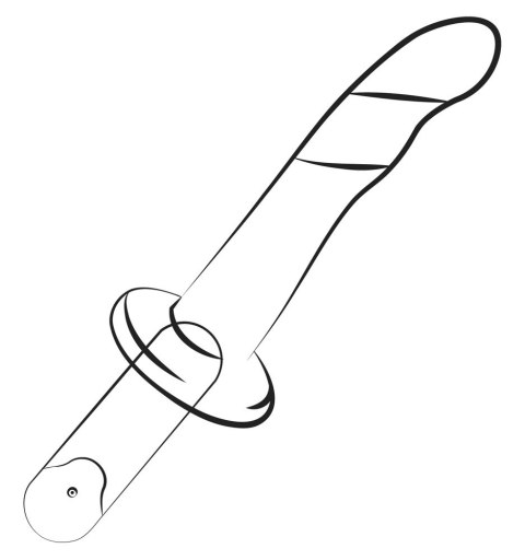 ROMP Dizi Dwukolorowy model falisty silikonowy z przyssawką 18 cm ROMP