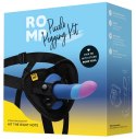 ROMP Piccolo Pegging Kit - Zestaw dwukolorowy z uprzężą i silikonowym elementem, 14 cm ROMP