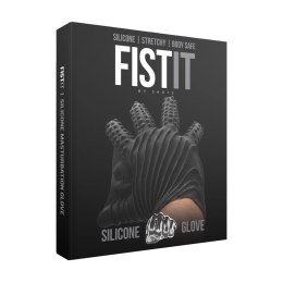Shots Fist It silikonowa rękawica z teksturą i prążkami - rozmiar uniwersalny Fist It by Shots