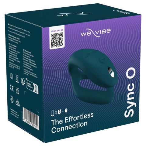 We-Vibe Sync O Petrol Green - model dla par, sterowanie zdalne, silikon We-Vibe