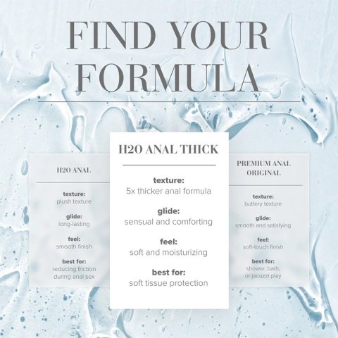 JO H2O Anal Thick żel intymny wodny, zagęszczony, 240 ml System JO