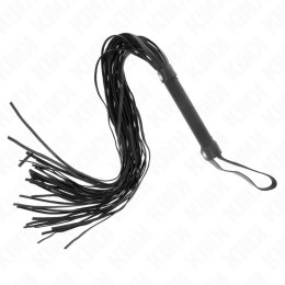 KINK Bicz z imitacji owczej skory 60 cm czarny - wytrzymały i stylowy KINK