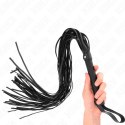 KINK Bicz z imitacji owczej skory 60 cm czarny - wytrzymały i stylowy KINK