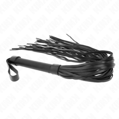 KINK Bicz z imitacji owczej skory 60 cm czarny - wytrzymały i stylowy KINK
