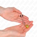 KINK Zaciski na sutki cienkie złote 7 cm - precyzyjna regulacja, metal KINK