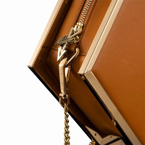 LOCKINK Brązowa torba z przegrodkami + zestaw akcesoriow bondage Lockink