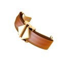 LOCKINK Zestaw brązowy - pasujący knebel kulkowy i gryzak z regulacją Lockink