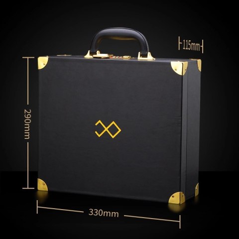 Lockink Zestaw Akcesoriow w Walizce KPL Brązowy Zamek Szyfrowy Lockink