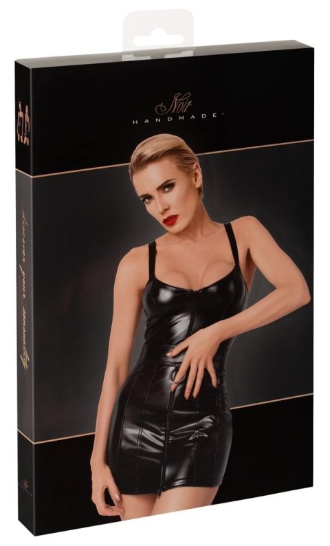 Noir Handmade Sukienka na Ramiączkach z Pierścieniem XL Czarna Noir