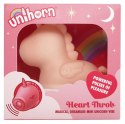 Unihorn Heart Throb - Stymulator Klitorisu w Kształcie Jednorożca, 9 cm, silikon Unihorn