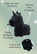 Unihorn Wild Spirit - Stymulator punktowy jednorożec, silikonowy, USB Unihorn