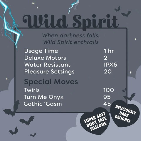 Unihorn Wild Spirit - Stymulator punktowy jednorożec, silikonowy, USB Unihorn