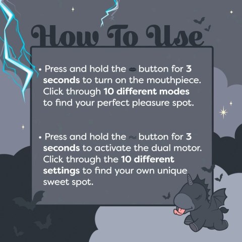 Unihorn Wild Spirit - Stymulator punktowy jednorożec, silikonowy, USB Unihorn