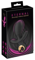 You2Toys Eternal Czarny - Nadmuchiwany Trojramienny System Wibrujący USB Eternal