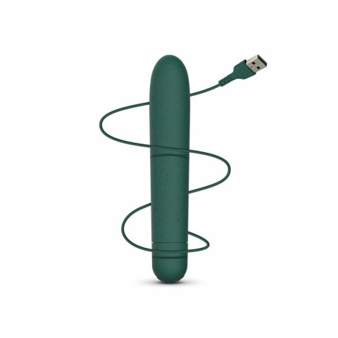 Glov Eco Bullet Green - ekologiczny miniwibrator, 10 trybow, USB