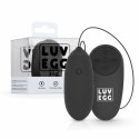 LUV EGG Black - Model zdalny, 10 trybow, silikon, ładowalny