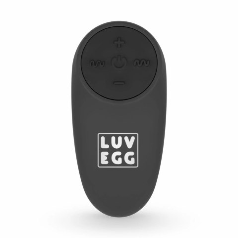 LUV EGG Black - Model zdalny, 10 trybow, silikon, ładowalny