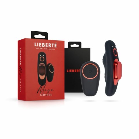 Lieberte Maya - Dyskretny stymulator bielizny z pilotem, fioletowy