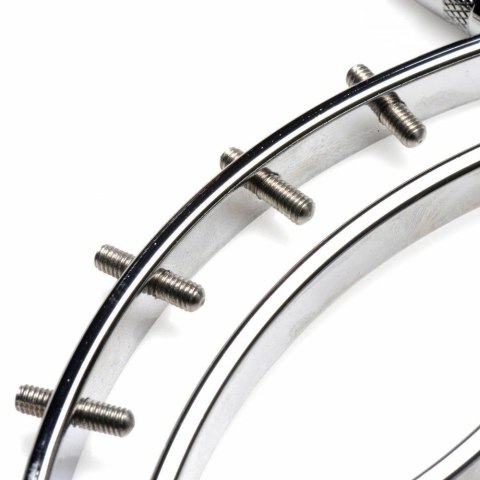 Master Series Spread 'Em Poker klamra intymna ze stali, regulacja nacisku