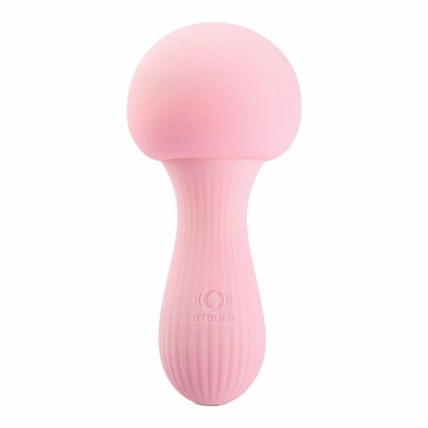 OTOUCH Mushroom Wand Pink - silikonowy model z 7 trybami i podstawką LED