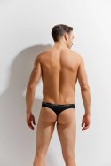 String Second Skin Black - męskie stringi mikrofibra czarne