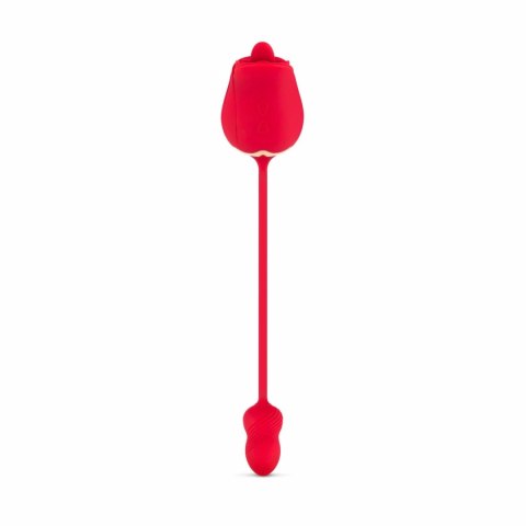 Teazers Rose - Dwustronny stymulator z 2 silnikami USB, rożowy