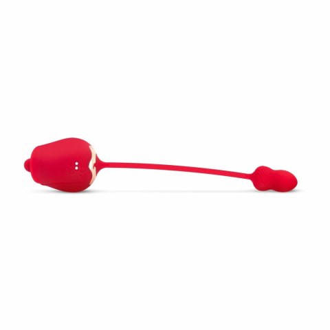 Teazers Rose - Dwustronny stymulator z 2 silnikami USB, rożowy