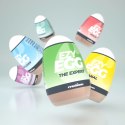 Crushious Ezy Egg Zestaw 6 modeli wielokolorowych - elastyczne akcesoria Crushious