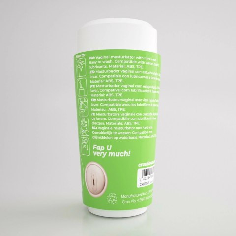 Crushious Fappucino Creamy Puss Zielona maszyna intymna w kubku TPE Crushious