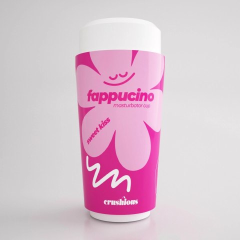 Crushious Fappucino Sweet Kiss Rożowy kubek z systemem ustnym TPE ABS Crushious