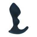 LEVELZ Double Ripple Czarny Masażer Prostaty Silikonowy Ergonomiczny Levelz by Shots