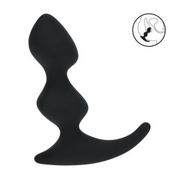 LEVELZ Double Ripple silikonowy masażer anatomiczny czarny Levelz by Shots