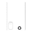 LEVELZ Ergo Pierścień Silikonowy Black - Elastyczny Stretcher Premium Levelz by Shots