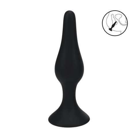 LEVELZ Korek anatomiczny silikonowy XL czarny smukły model Levelz by Shots