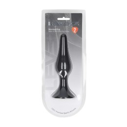 LEVELZ Korek anatomiczny silikonowy XL czarny smukły model Levelz by Shots
