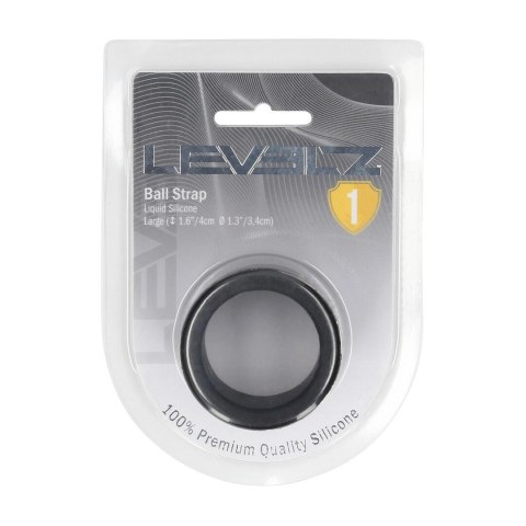 LEVELZ Opaska Silikonowa Powiększająca L 34mm Czarna Levelz by Shots