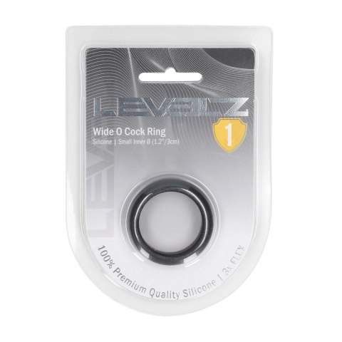 LEVELZ Pierścień Silikonowy Anatomiczny S 30mm Czarny Levelz by Shots
