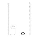 LEVELZ Pierścień Silikonowy Anatomiczny S 30mm Czarny Levelz by Shots