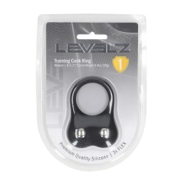 LEVELZ Pierścień Treningowy Silikonowy M Czarny - Podwojnie Obciążony Levelz by Shots