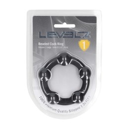 LEVELZ Pierścienie Silikonowe L 45 mm Czarny - Komfortowy Model Premium Levelz by Shots