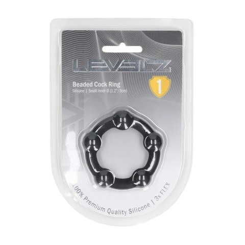 LEVELZ Pierścienie silikonowe S 30mm czarne - anatomiczny model premium Levelz by Shots