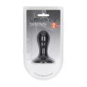 LEVELZ Rattle Plug S Czarny - anatomiczna wtyczka silikonowa z systemem kulek Levelz by Shots